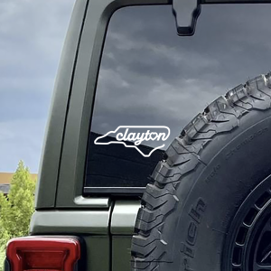 Clayton NC Decal